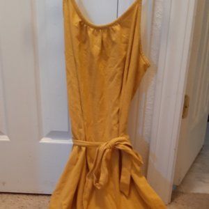 Women's yellow sundress